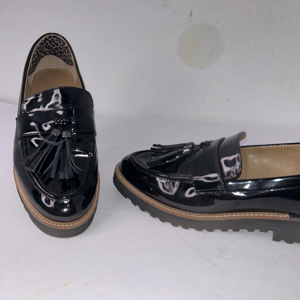 Franco‎ Sarto Women's L-Carolynn Lug Sole Loafers size 9.5